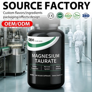 Cápsulas de Taurato de Magnesio con MOQ Bajo, Fabricante de Suplementos, MOQ Flexible, Lanzamiento Rápido, Certificado cGMP COA, Para Propietarios de Nuevas Marcas - Product Image 1