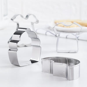 <span class=keywords><strong>Emporte</strong></span>-pièce en métal à thème bébé pour la fête prénatale, Keksausstecher, moule à pâtisserie, outils de cuisson, fournitures de décoration de gâteaux - Product Image 3