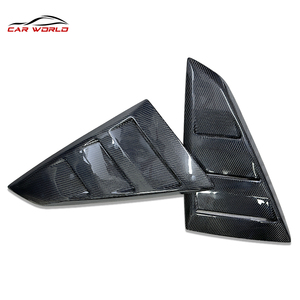 2024 Carbon Fiber <b>Window</b> Louvers High Material Real Carbon Side <b>Window</b> <b>Cover</b> Quarter Side <b>Window</b> Stylish Rear Ducktail - Product Image 4
