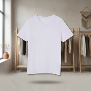 Camisetas de Hombre de la Mejor Calidad, 100% Algodón, Transpirables, Cuello en V, Estilo Casual, Manga Corta, Ecológicas, Marca Personalizada, Estilo Urbano, Envío Rápido - Product Image 3