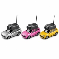 Voiture RC FPV miniature à l'échelle 1/64 avec caméra HD 720P, stabilisateur gyroscopique, mode VR, contrôle par application téléphonique, jouets de course de bureau