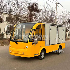 Petit camion utilitaire électrique avec caisse fermée pour la livraison de matériaux dans les zones touristiques, les centres de villégiature, les campus et les usines - Product Image 2