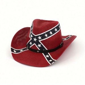 Sombreros de Vaquero al por Mayor con Ala Moldeable de los Dallas Cowboys, Sombreros con <span class=keywords><strong>la</strong></span> Bandera de EE. UU. - Product Image 4