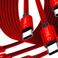 Câble USB-A vers Type C tressé en nylon de 1 m, fabriqué par un professionnel, accessoire très vendu, transfert haute vitesse, OEM ODM acceptés