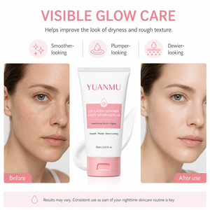 <span class=keywords><strong>Masque</strong></span> <span class=keywords><strong>de</strong></span> <span class=keywords><strong>nuit</strong></span> peel-off au collagène pour le visage, marque privée, anti-affaissement et anti-terne, pour l'hydratation et l'élasticité - Product Image 6