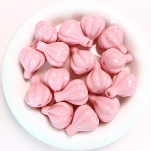 Nouveau ballon à air chaud perles perforées fond peint à la main ovule bricolage chaîne de téléphone portable bijoux matériaux faits à la main - Product Image 3