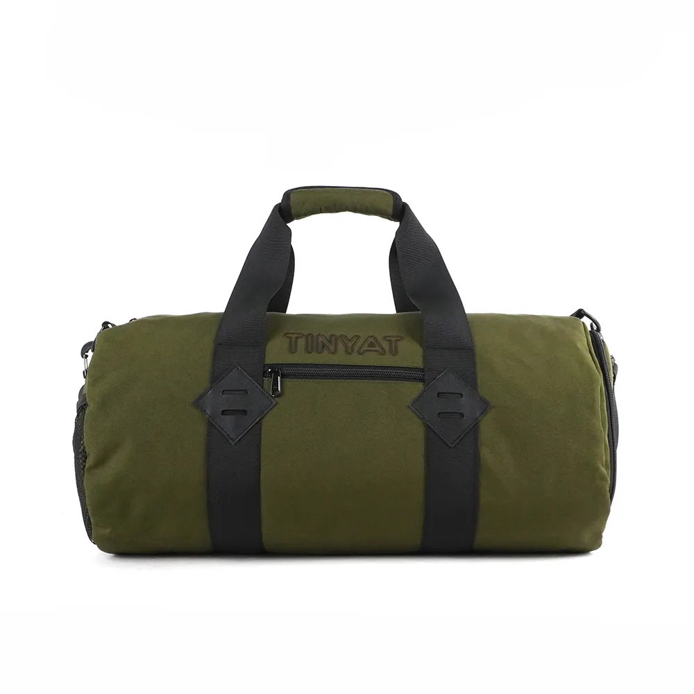 Seyahat için büyük kapasiteli katlanır silindir seyahat çantası genişletilebilir Tote katlanabilir su geçirmez spor çantası