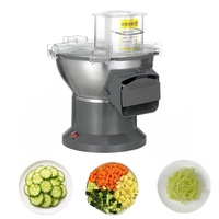 Commerciële groentesnijmachine Automatische groentesnijder Shredder Dicer Machine Roestvrijstalen apparatuur voor voedselverwerking