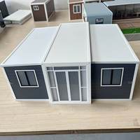 Casa Prefabricada Integrada Modelo Esqueleto de Dragón, Casa Expandible de Doble Ala Plegable, Forma Rectangular, Tamaño Personalizado
