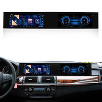 Autoradio de Voiture Amélioré à Double Écran 21'' Tactile avec Navigation pour BMW X5 E70 X6 E71 Affichage Android