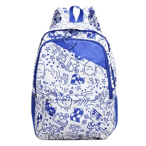 Custom All Over Printing Unisex Boys Rucksack Girls Bookbag Waterproof Oxford Children Backpack Kids School Bags for Teenagers