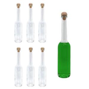 Decorative Glass <b>Bottle</b> 100ml With Cork <b>Stopper</b> For Home Decor - Product Image 3
