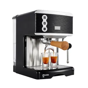 थोक वाणिज्यिक बिजली एस्प्रेसो कॉफी मशीन रूसी शैली 15 बार 20 बार पंप काले कॉफी निर्माता