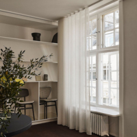 Cortinas Personalizadas de Tela de Lujo para Comedor y Sala de Estar, Visillos Elegantes para Ventanas de Hogar, Hotel, Hospital y Dormitorio, Decoración Elegante para el Hogar