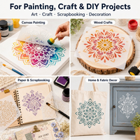 Pochoirs en plastique lavables pour journal, pochoirs réutilisables en film PET, pochoirs Mylar personnalisés pour le dessin DIY, modèles de peinture pour tissus et murs