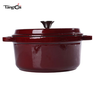 Casserole <span class=keywords><strong>en</strong></span> <span class=keywords><strong>fonte</strong></span> émaillée DTC Brands Supplier, grande taille 24 cm (5 QT), ronde, type Dutch Oven, compatible four jusqu'à 500°C °   Couleur Pantone prise <span class=keywords><strong>en</strong></span> charge - Product Image 3
