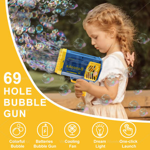 <span class=keywords><strong>Led</strong></span> Light-Up 69-hole Luminous Bazooka Súng bong bóng cho trẻ em Unisex mùa hè ngoài trời <span class=keywords><strong>LED</strong></span> Đảng đồ chơi tự động điện Công cụ chơi - Product Image 3