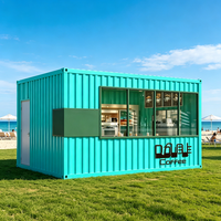 Villa conteneur moderne pliable entièrement équipée et respirante, prête à l'emploi, petite maison modulaire, bureau, salle de sport, garantie 3 ans