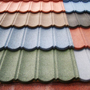 Tuile de toiture en acier galvanisé couleur pierre en Malawi - Product Image 3