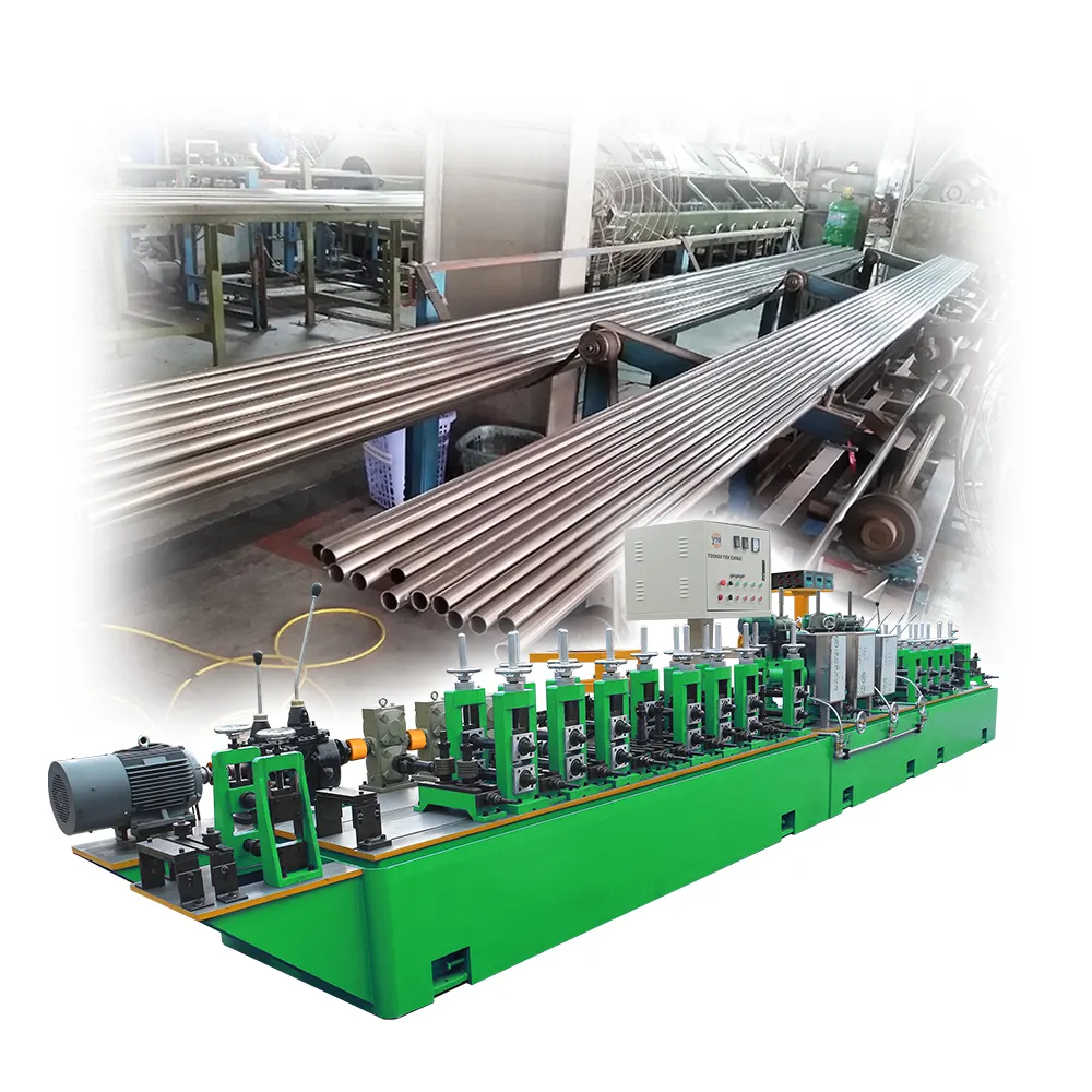 Automatic Stainless Steel/Carbon steel/Iron tube making machine price pipe line machine hot sell in Algeria