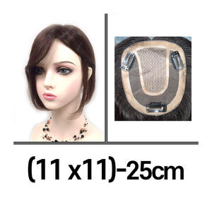 Pelucas ligeras de cabello humano Cosmo en Corea (11x11) - Peluca de cabello humano liso y suave de 8 pulgadas, ligera, cómoda y de estilo natural. - Product Image 3