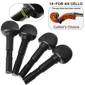 Clavijas de Violonchelo Mecánicas de Alta Calidad 4/4, Clavijas de Violonchelo de 14 mm de Diámetro para Fabricación de Violonchelos y Luthiers - Product Image 2
