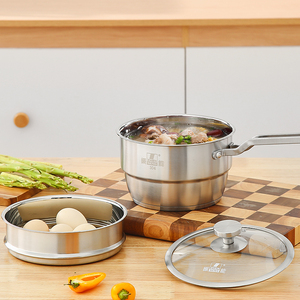 Casserole en acier inoxydable 304 de qualité alimentaire supérieure avec cuiseur vapeur <span class=keywords><strong>amovible</strong></span>, compatible induction, pour une cuisine saine - Product Image 3
