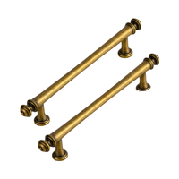 Goo-Ki 5 pouces (128mm) poignées d'armoire modernes en laiton antique en alliage de zinc poignées de tiroir vintage poignées 6 Pack 9618-GT-128 pour