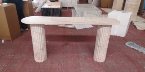 Table <span class=keywords><strong>d</strong></span>'appoint en marbre moderne de luxe SH STONE, table console, table <span class=keywords><strong>d</strong></span>'<span class=keywords><strong>entrée</strong></span> sur mesure pour la <span class=keywords><strong>d</strong></span>écoration de la maison - Product Image 3