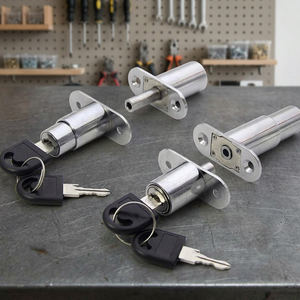 ตัวล็อคแบบกดขนาด 32 มม. สำหรับตู้ลิ้นชัก ตู้เก็บของ และเฟอร์นิเจอร์ ตัวล็อคแบบกดขนาด 32 มม. สำหรับตู้ลิ้นชักเฟอร์นิเจอร์ พร้อมกุญแจ - Product Image 3