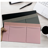 Pochette de souris pour ordinateur portable auto-adhésive pochette extensible en tissu Lycra accessoires pour ordinateur portable sans résidu de colle étui de transport pour disque dur