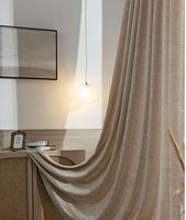Offre Spéciale Rideaux en tissu de lin d'art recto verso de la meilleure qualité Conception spéciale pour une large utilisation en ligne