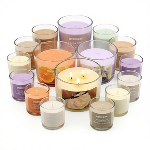 Bougie parfumée à 3 mèches, personnalisée, classique, pour la maison, l'hôtel, décorative, grande taille, sans fumée, parfumée, dans un bocal en verre - Product Image 2
