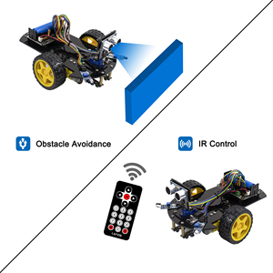 รถยนต์หุ่นยนต์อัจฉริยะ LAFVIN V2.0 สำหรับไมโครบิต โรบอท ที่ไม่มีบอร์ดไมโคร:บิต - Product Image 5