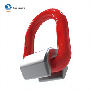 Anneau en D pivotant Hidea avec pince à ressort, accessoires durables en acier allié plastifié, anneau en D G80 à souder, anneau en D pivotant à sertir - Product Image 1