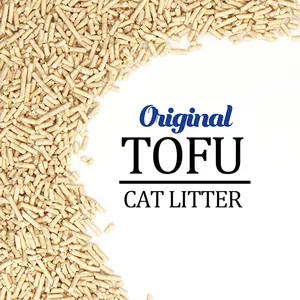 Most Popular Crushed Tofu Cat Litter Good Stability Strong Deodorization Smell Very Little Tofu Cat Litter Bulk Buy Cat Litter