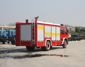 Popolare colore rosso 5000L antincendio motore <span class=keywords><strong>camion</strong></span> dei <span class=keywords><strong>pompieri</strong></span> per la vendita - Product Image 4