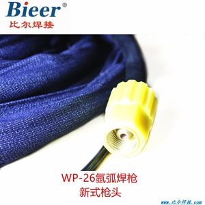 Air Cooled TIG Welding Torch 6M Denim Sleeve Angled Head Manual Ignition For Welding - Product Image 3