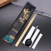 Kit de couverts jetables écologiques en bois (couteau, fourchette, cuillère), ensemble de vaisselle en bois personnalisé OEM pour importateurs de gros volumes