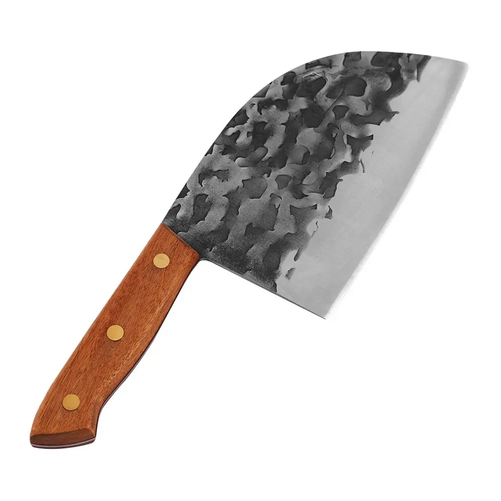 Mutfak profesyonel ağır chopper kemik kesici bıçaklar çin el dövme açık couteau şef damas sibirya kasap bıçağı tang