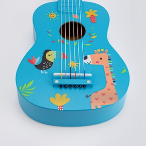 La Doyee bambini 6 corde regolabile 2024 in legno educativo bambini chitarra giocattolo