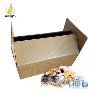Boîte multi-usages enduite de cire, emballage robuste pour produits sensibles à l'humidité dans les industries des fruits de mer, de l'agriculture, de la viande et de la glace - Product Image 1