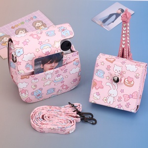 Sac en PU pour appareil photo <span class=keywords><strong>Instax</strong></span> Fuji <span class=keywords><strong>Mini</strong></span> 12/11/8/9 avec motif, housse souple instantanée et bandoulière élégante avec <span class=keywords><strong>mini</strong></span> étui/<span class=keywords><strong>mini</strong></span> album - Product Image 5