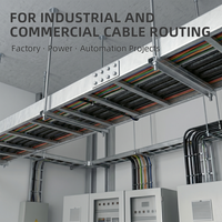 Sistema de Gestión de Cables FRP Personalizado con Cubierta Opcional para Cableado Industrial