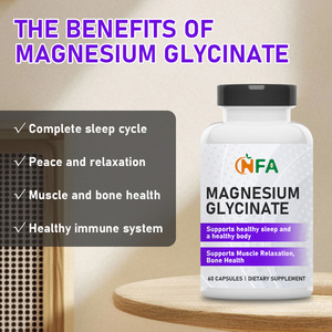 Glycinate de magnésium chélaté, capsule minérale facilement absorbable, favorise la relaxation et un cycle de sommeil complet, contribue à la santé des os et des muscles. - Product Image 3