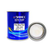 Peinture automobile liquide acrylique SHHCC 1K, finition nacré bleu intense, imperméable, personnalisable, aux couleurs vives, pour application au pistolet