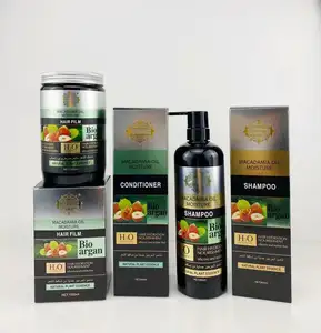 Factory prices Bio Argan macadamia oil hair shampoo conditioner set moisture damaged hair customized label hair care