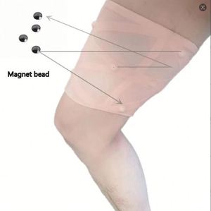 Manchons de soutien musculaire en silicone magnétique souple pour mollets, genoux et cuisses, légers, durables et stables, pour le sport en extérieur, personnalisables - Product Image 4