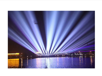 Equipo de Iluminación Profesional para Escenarios de 350W 17R para Exteriores, DMX 380W, Resistente al Agua, Súper Brillante, Luz Móvil de Cabeza 20R
