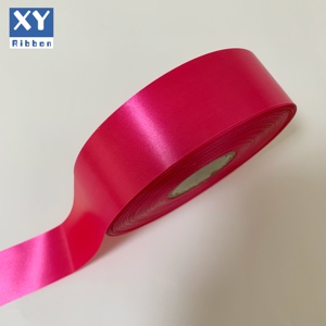 <span class=keywords><strong>Ribon</strong></span> de satén de poliéster colorido, Rosa/fpnk, proveedor de fábrica - Product Image 1